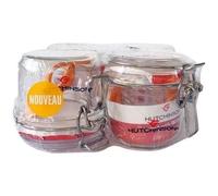 HUTCHINSON Lot de 4 Terrines à conserves - 200 g