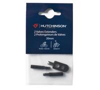 HUTCHINSON - Prolongateur Valve x2 - Valves VTT, Route Et Gravel - Sur Jantes Profilées - Accessoire Vélo - Montage Facile - 20 mm, Noir