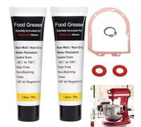HuthBrother 4162324 Joint d'étanchéité compatible avec WHIRLPOOL WP4162324 KitchenAid Boîte de transmission Joint de boîte de transmission avec 2 graisses alimentaires de 51 g