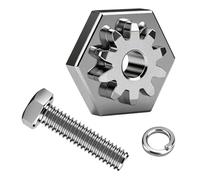 HuthBrother Kit de changement de vitesse 917-04074, compatible avec Cub Cadet MTD 717-04074 717-1553 717-1553A 717-1553B, 710-0528 et rondelle de verrouillage 936-0119 5/16