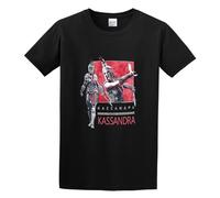 HUTING Assassin's Creed Odyssey Kassandra Spartan Warrior Soldier Armor Mens 100% Cotton Tshirt Size L