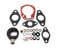 HUTJWYN Kit de réparation de carburateur Marin avec Flotteur Fit for Moteurs Hors-Bord 5 CV, 5,5 CV, 6 CV, 7,5 CV, 10 CV, 15 CV, 18 CV 383067, 398532, 439071 Pièces Marines