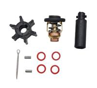 HUTJWYN Kit d'entretien de Remplacement 100 Heures 6L5 W0078 Fit for Moteur Hors-Bord YMH MTSK-F2.5A F2.5B avec Thermostat 69M 12411 01 6L5 44352 00 90430 08020 Kit Marin Pièces Marines