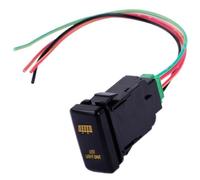 HUTMXK 12V Phares antibrouillard Bouton Poussoir Interrupteur Marche/arrêt avec Harnais de Fil/for Toyota/Fit for Prado/Fit for Landcruiser(Orange)