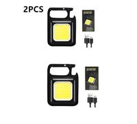Hutp-Mini Lampe De Poche Led 1800lm,Lampe De Travail,Lampe De Poche Portable,Porte-Clés,Rechargeable Par Usb,Pour Camping En Plein Air,Petit Tire-Bouchon-2lamp And Usb-1500lm (2.5-4hours)