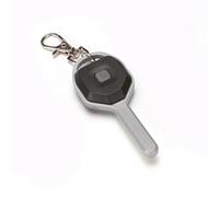 Hutp-Mini Porte-Clés Led,Lampe De Poche,Petite Lumière De Secours,Porte-Clés De Poche,Éclairage De Porte,Lanterne De Camping En Plein Air,Course De Nuit-Silver