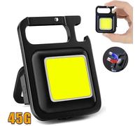 Hutp-Porte-Clés Led Lampe De Poche Portable Edc Lampe De Travail Type-C Mini Torche Rechargeable Camping Lanterne De Poche En Plein Air Lantems Portables-Set C