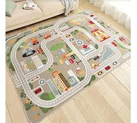 HUTRADE Enfants Tapis 3D Imprimé Voiture Road Tapis for Adultes Yoga Tapis Salon Chambre À Coucher Décoration(I,100 * 160cm)