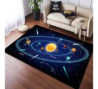 HUTRADE Impression 3D Tapis Espace Univers Planète Tapis De Sol Paillasson Salon Décor À La Maison Tapis for Enfants Garçons Filles Chambre(08,120 * 200cm)