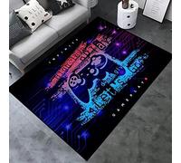 HUTRADE Tapis De Salle De Jeux pour Garçons Contrôleur De Jeu pour Chambre d'enfant 3D De Dessin Animé Tapis De Salon De Sol Antidérapant(03,80 * 120cm/31.5 * 47.2'')