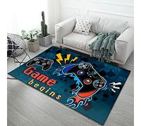 HUTRADE Tapis De Salle De Jeux pour Garçons Contrôleur De Jeu pour Chambre d'enfant 3D De Dessin Animé Tapis De Salon De Sol Antidérapant(05,140 * 200cm/55.1 * 78.7'')
