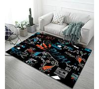 HUTRADE Tapis De Salle De Jeux pour Garçons Contrôleur De Jeu pour Chambre d'enfant 3D De Dessin Animé Tapis De Salon De Sol Antidérapant(04,120 * 160cm/47.2 * 63'')