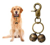 HUTRADE Whimsii Cloche pour collier pour animal de compagnie, Laiton, Pas de gemme