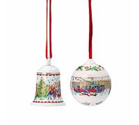 Hutschenreuther 02486-727448-28688 2023 - Cloche/Boule de Noël - 2 pièces