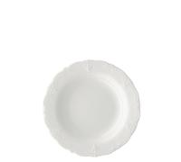 Hutschenreuther Baronesse Suppenteller mit Fahne, Estelle Weiß, Porzellan, 24 cm, 10124