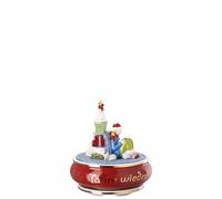 Hutschenreuther Chants de Noël 2025 - Grande boîte à Musique - Hauteur : 14 cm - Diamètre : 14 cm - Édition limitée à 999 exemplaires