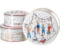 Hutschenreuther Collection Collection 24 - Lumières de Noël - Set 3 boîtes à biscuits 02426-727474-05583