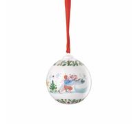 Hutschenreuther Collection de Noël 2025 Boule en Porcelaine Jeux de Noël Boule de Noël Ø 6 cm