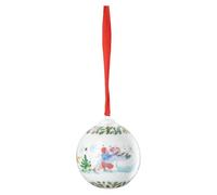 Hutschenreuther Collection de Noël 2025 Boule en Porcelaine Jeux de Noël Boule de Noël Ø 6 cm