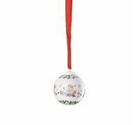 Hutschenreuther Collection de Noël 2025 « Jeux de Noël » Mini Boule en Porcelaine Ø 4,5 cm