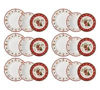 Hutschenreuther Happy Wintertime H. Wintertime Red Set de 18 pièces