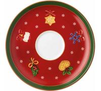 Hutschenreuther Kombi-Untertasse Happy Wintertime, Porzellan, Mehrfarbig, 16 cm, 02488-727470-14771