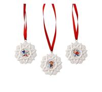 Hutschenreuther Lot de 3 Mini Sons de Noël étoiles 2023