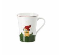 Hutschenreuther Nora Gobelet avec anse, Bone China, Noël chien, 400 ml