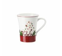Hutschenreuther Nora Gobelet avec anse, Bone China, Noël Falala 400 ml