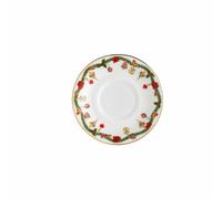 Hutschenreuther Nora Soucoupe pour espresso, décor de Noël, bone china, 11.5 cm
