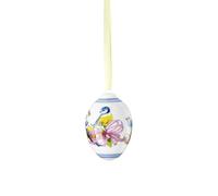 Hutschenreuther Œuf en Porcelaine à Suspendre - Ovale - Diamètre : 4,5 cm - Hauteur : 6,8 cm - Édition de Collection Pâques - Porcelaine Multicolore