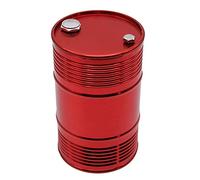 HUTSRAI Conteneur de RéServoir de Carburant de Tambour D' en MéTal pour 1/10 D90 SCX10 Rock Crawler RC Accessoires de DéCoration de Voiture