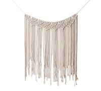 HUTSRAI Macramé Tenture Murale Tapisserie Boho Mariage Toile de Fond Grand Rideau DéCor à Mariage Toile de Fond à la Main Rideau en Macramé