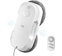 HUTT DDC56 Robot Laveur de Vitre, Robot Nettoyeur de Vitres avec Double Pulvérisation d'eau, Télécommande