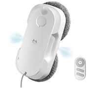 HUTT DDC56 Robot Laveur de Vitre, Robot Nettoyeur de Vitres avec Double Pulvérisation d'eau, Télécommande