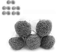 HUTT Lingette de Nettoyage pour Robots laveurs de vitres DDC56, DDC55, C65, Microfibre, 10 pièces, Accessoire Original