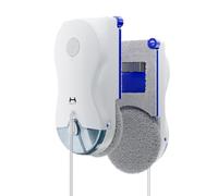 HUTT Lot de 10 robots de nettoyage de vitres automatiques avec planification intelligente d'itinéraire, puissance d'aspiration 6500 Pa et protection contre les chutes - Robot de fenêtre pour verre