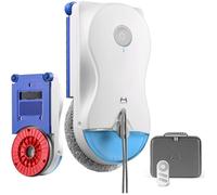 Hutt R10 Robot Nettoyeur de Vitres avec Système de Nettoyage Hybride Humide/Sec, 7000Pa, Double Spray HydroJet