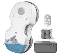 HUTT S7 Robot Nettoyeur de Vitres 5500Pa, Robot Laveur de Vitre avec Gicler l'eau Automatique, Châssis 3D Flottant, Système de Protection Multiples, Télécommande