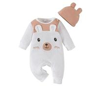Huttam Body Bebe Garçon Manche Longue Automne Vêtements Bébé Fille Naissance 0-12 Mois Pas Cher Printemps Combinaison Pyjama Bebe Garçon Grenouillère Éléphant Imprimé Barboteuse