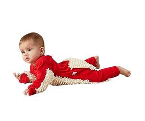 Huttam body serpillere bebe garçon 0-18 mois barboteuse bebe garçon ete pas cher combinaison bebe fille naissance printemps grenouillère tenue serpillière vetement bebe mixte automne (Red, 3-6 mois)