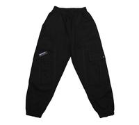 Huttam Pantalon Cargo Garcon 3-16 Ans Large Multi-Poches Streetwear avec Elastique Cheville Jogging Enfant Garcon Ample Decontracte Pantalon Baggy ado Garcon Taille Elastique (Black, 15-16 Years)