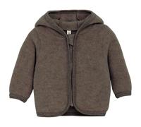 Huttelihut - Baby's Jacket Wool Fleece - Veste en laine mérinos - 74 - brown melange
