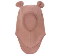 Huttelihut - Kid's Balaclava Bear Ears Wool Fleece - Bonnet - 53 cm - 4-6 Years - burlwood