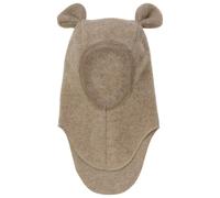 Huttelihut - Kid's Balaclava Bear Ears Wool Fleece - Bonnet - 53 cm - 4-6 Years - savannah melange