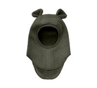 Huttelihut - Kid's Balaclava Ears Wool - Cagoule - 53 cm - 4-6 Years - beetle