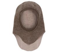Huttelihut - Kid's Balaclava Wool Fleece with Lining - Bonnet - 48 cm - 0-12 Months - brown melange