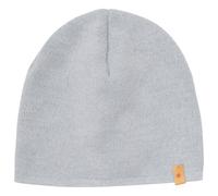 Huttelihut - Kid's Beanie Solid Wool Knit - Bonnet - 48 cm - 0-12 Months - medium grey melange