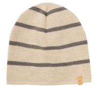 Huttelihut - Kid's Beanie Stripe Wool Knit - Bonnet - 48 cm - 0-12 Months - brown melange