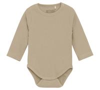 Huttelihut - Kid's Body L/S Rib Boy - Sous-vêtement - 74 - irish cream